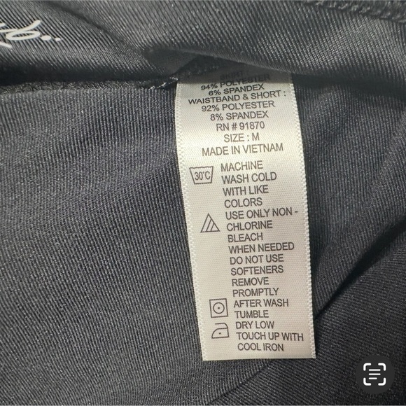 Cypress Club Womens Black/White Tummy Smoothing Skort Skirt Shorts A-Line Size M - Picture 6 of 9